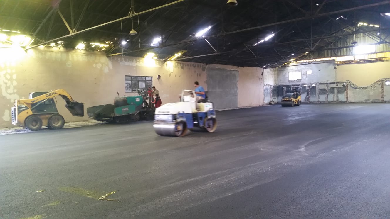 Fabrika Deposunu  Asfaltlama